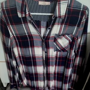 Women's Como Vintage button-down flannel, size M